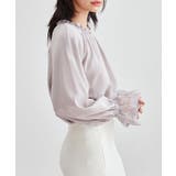 配レース シャーリング ギャザー | レースレディース  | 詳細画像12 