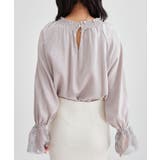 配レース シャーリング ギャザー | レースレディース  | 詳細画像13 