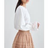 配レース シャーリング ギャザー | レースレディース  | 詳細画像15 