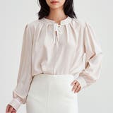 袖ボタン リボン付き 長袖 | レースレディース  | 詳細画像1 