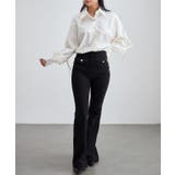 配リボン ソリッドカラー 前開き | レースレディース  | 詳細画像17 