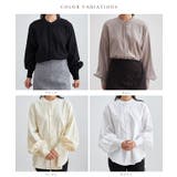 ボリューム袖 ビッグシルエット バンドカラー | レースレディース  | 詳細画像2 