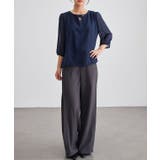 ボタン付き キーネック 7分袖 | レースレディース  | 詳細画像9 