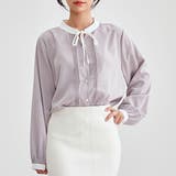 配色 リボン バンドカラー | レースレディース  | 詳細画像1 