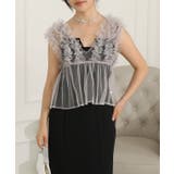 オーガンジー フリル ペプラム | レースレディース | 詳細画像5