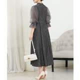 スタンドカラー 異素材 ドッキング | レースレディース  | 詳細画像13 