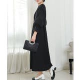 スタンドカラー 異素材 ドッキング | レースレディース  | 詳細画像5 