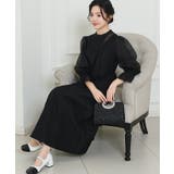 スタンドカラー 異素材 ドッキング | レースレディース  | 詳細画像6 