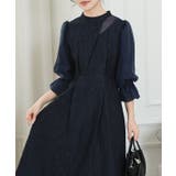 スタンドカラー 異素材 ドッキング | レースレディース  | 詳細画像8 