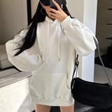 ソリッドカラー オーバーサイズ 長袖 | レースレディース  | 詳細画像1 