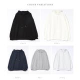 ソリッドカラー オーバーサイズ 長袖 | レースレディース  | 詳細画像2 