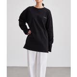 ワンポイント ロゴ クルーネック | レースレディース  | 詳細画像8 