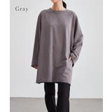 ソリッドカラー ラウンドネック チュニック | レースレディース | 詳細画像3