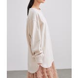 ソリッドカラー ラウンドヘム 長袖 | レースレディース  | 詳細画像4 