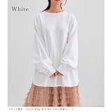 ソリッドカラー ラウンドヘム 長袖 | レースレディース  | 詳細画像6 