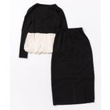 配色 Vネック ギャザー | レースレディース | 詳細画像7