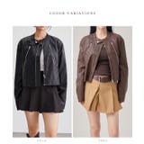 バンドカラー レザー調 コンパクト | レースレディース  | 詳細画像2 