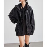 パッチポケット付き レザー調 ジップアップ | レースレディース  | 詳細画像12 