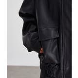 パッチポケット付き レザー調 ジップアップ | レースレディース  | 詳細画像17 