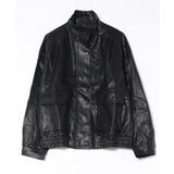 パッチポケット付き レザー調 ジップアップ | レースレディース  | 詳細画像18 