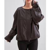 レザー調 ノーカラー コンパクト | レースレディース  | 詳細画像12 