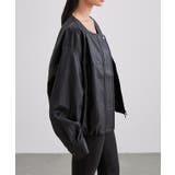 レザー調 ノーカラー コンパクト | レースレディース  | 詳細画像5 