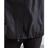 レザー調 ノーカラー コンパクト | レースレディース  | 詳細画像9 