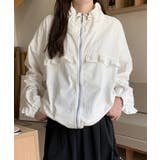 コットン スタンドカラー フリル | レースレディース  | 詳細画像4 