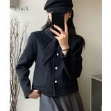 コットン ウール スカーフ付き | レースレディース  | 詳細画像3 