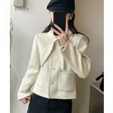 コットン ウール スカーフ付き | レースレディース  | 詳細画像6 