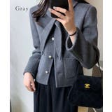 コットン ウール スカーフ付き | レースレディース  | 詳細画像9 