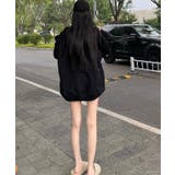 オーバーサイズ フード付き ジップアップ | レースレディース  | 詳細画像4 