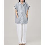 半袖 ジップアップ フーデット | レースレディース  | 詳細画像10 