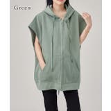 半袖 ジップアップ フーデット | レースレディース  | 詳細画像16 