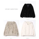 ソリッドカラー フード付き ボア | レースレディース  | 詳細画像2 