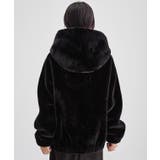 ソリッドカラー フード付き ボア | レースレディース  | 詳細画像6 