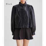 スタンドカラー ギャザー フライフロント | レースレディース  | 詳細画像13 