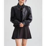 スタンドカラー ギャザー フライフロント | レースレディース  | 詳細画像14 