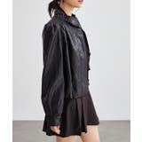 スタンドカラー ギャザー フライフロント | レースレディース  | 詳細画像15 