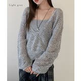 【2点セット】メッシュ編み インナー付き レイヤード | レースレディース  | 詳細画像13 