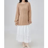 ラウンドネック 長袖 ゆる | レースレディース  | 詳細画像14 