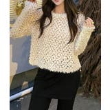 モチーフ編み クルーネック 長袖 | レースレディース  | 詳細画像9 