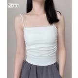 ソリッドカラー サイド ギャザー | レースレディース  | 詳細画像10 