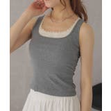 配色 レース カップ付き | レースレディース  | 詳細画像9 