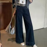 ハイウエスト 裾 ステッチ | レースレディース  | 詳細画像1 