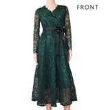 総レースワンピースミモレ丈ドレス レースワンピ ドレスワンピース | レースレディース  | 詳細画像2 