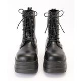 レザー調 厚底 レースアップ | レースレディース | 詳細画像10