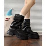 レザー調 ベルト付き 厚底 | レースレディース | 詳細画像4