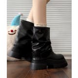 レザー調 ベルト付き 厚底 | レースレディース | 詳細画像5