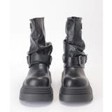 レザー調 ベルト付き 厚底 | レースレディース | 詳細画像9